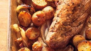 sheet pan pork tenderloin