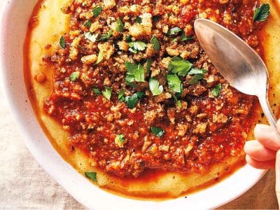 mushroom-lentil-ragu