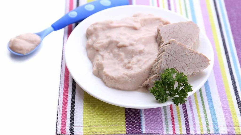 pureed pork