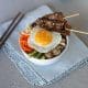 ginger beef and mushroom noodles