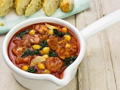 Sausage Potato and Kale Soup